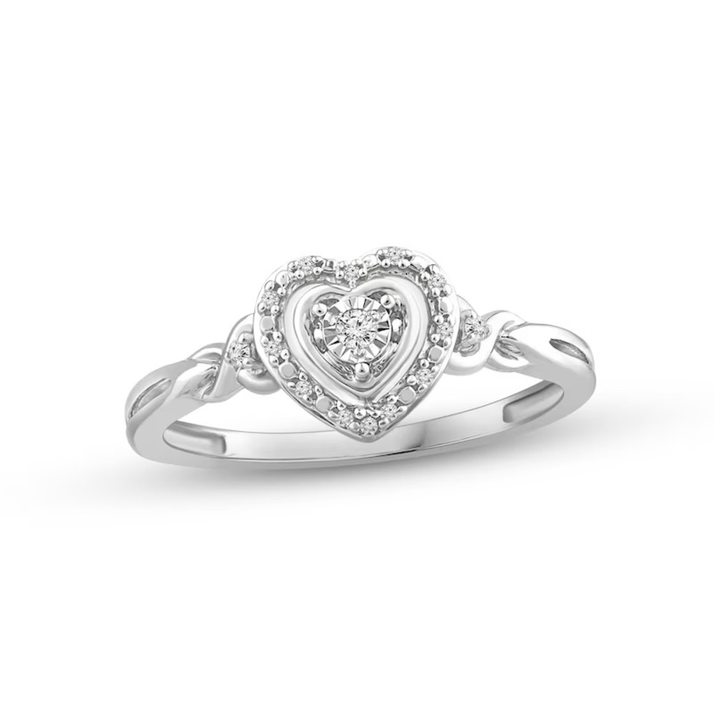 KAY Diamond Heart Promise Ring / Engagement Ring